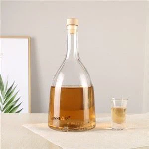Botella de espíritu de vidrio