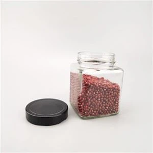 Jarra de almacenamiento de vidrio