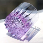 Gafas de cristal de corte vintage